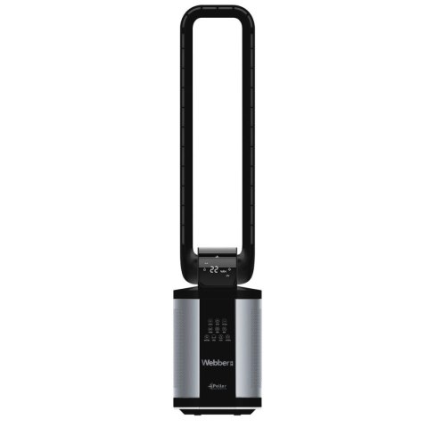 Bezłopatkowy wentylator z nawilżaczem WEBBER WB1820 czarny Bezłopatkowy wentylator z nawilżaczem WEBBER WB1820 czarny