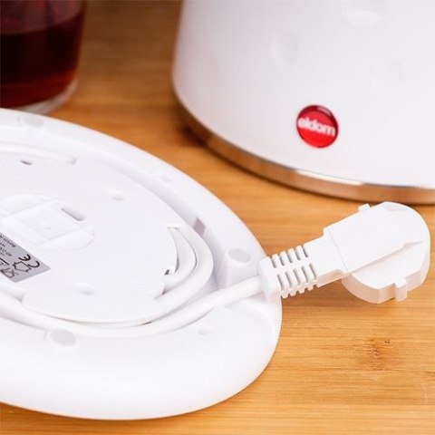 Czajnik elektryczny bezprzewodowy ELDOM C245 biały Czajnik elektryczny bezprzewodowy ELDOM C245 biały