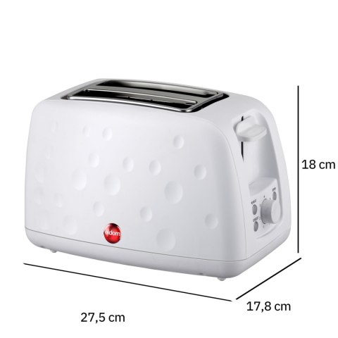 Eldom Toster TO245 DOTTY biały Eldom Toster TO245 DOTTY biały