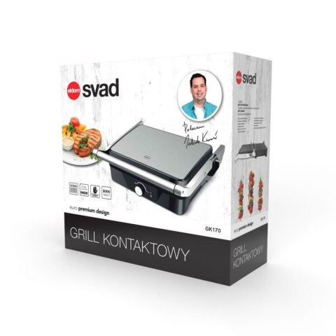 Grill elektryczny kontaktowy Eldom GK170 Grill elektryczny kontaktowy Eldom GK170