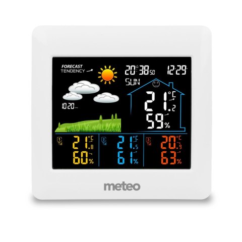 Meteo SP106 Stacja Pogody z DCF +3 czujniki Meteo SP106 Stacja Pogody z DCF +3 czujniki