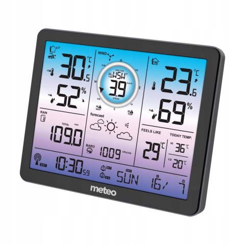 MULTI STACJA POGODOWA METEO SP600 Z MIERNIKIEM WIATRU oraz OPADÓW MULTI STACJA POGODOWA METEO SP600 Z MIERNIKIEM WIATRU oraz OPADÓW