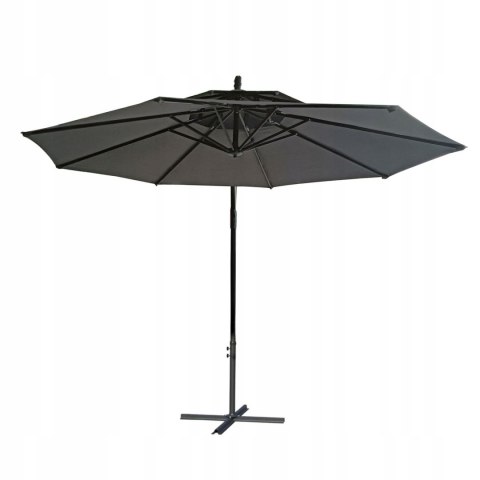 PARASOL OGRODOWY DUŻY SOLIDNY SKŁADANY 2,7 M Z WYSIĘGNIKIEM REGULACJA XXL PARASOL OGRODOWY DUŻY SOLIDNY SKŁADANY 2,7 M Z WYSIĘGNIKIEM REGULACJA XXL