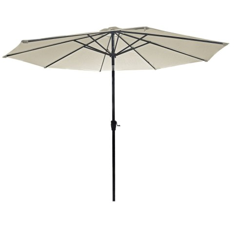 PARASOL OGRODOWY DUŻY SOLIDNY SKŁADANY 3 M Z KORBKĄ REGULACJA XL ECRU PARASOL OGRODOWY DUŻY SOLIDNY SKŁADANY 3 M Z KORBKĄ REGULACJA XL ECRU
