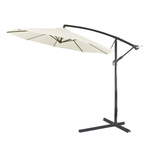 PARASOL OGRODOWY DUŻY SOLIDNY SKŁADANY SOLA BEŻ PARASOL OGRODOWY DUŻY SOLIDNY SKŁADANY SOLA BEŻ