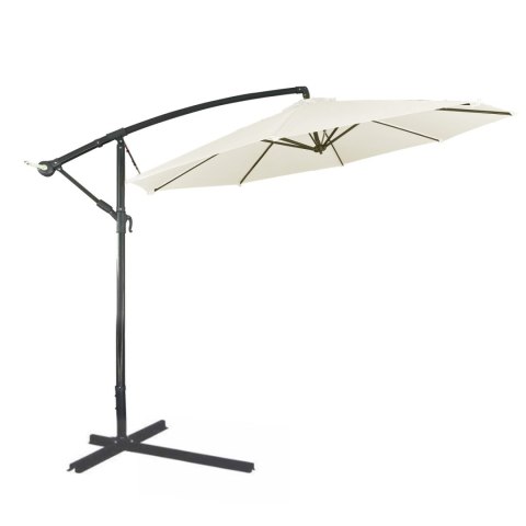 PARASOL OGRODOWY DUŻY SOLIDNY SKŁADANY SOLA BEŻ PARASOL OGRODOWY DUŻY SOLIDNY SKŁADANY SOLA BEŻ