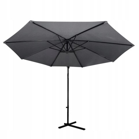 PARASOL OGRODOWY DUŻY SOLIDNY SKŁADANY SOLA SZARY PARASOL OGRODOWY DUŻY SOLIDNY SKŁADANY SOLA SZARY