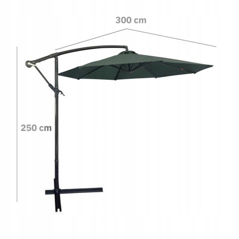 PARASOL OGRODOWY DUŻY SOLIDNY SKŁADANY SOLA ZIELONY PARASOL OGRODOWY DUŻY SOLIDNY SKŁADANY SOLA ZIELONY