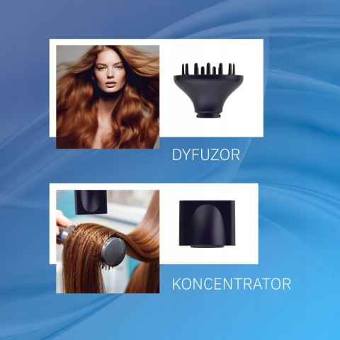 Suszarka do włosów 3w1 VENTA WEBBER 1600W z JONIZACJĄ I REGULACJĄ Suszarka do włosów 3w1 VENTA WEBBER 1600W z JONIZACJĄ I REGULACJĄ