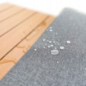 ZESTAW MEBLI OGRODOWYCH narożnik sofa stolik LEKKI komplet gród ALUMINIUM