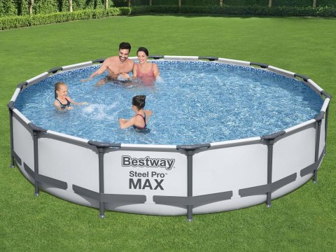 Basen ogrodowy stelażowy 427 x 84 cm zestaw 9w1 Bestway 56595 Basen ogrodowy stelażowy 427 x 84 cm zestaw 9w1 Bestway 56595