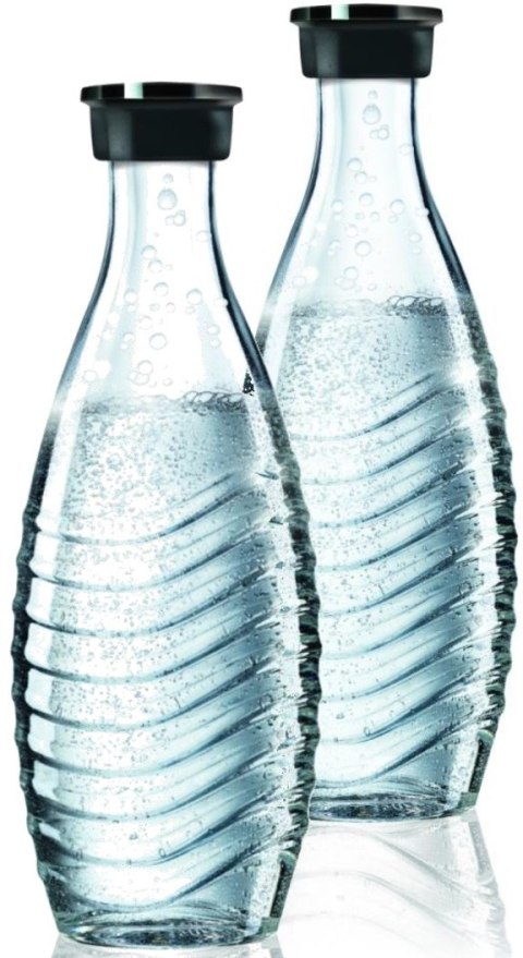 SodaStream Zestaw szklanych karbonizowanych butelek 1047200490 akcesoria do saturatorów 0,6l 2 szt. SodaStream Zestaw szklanych karbonizowanych butelek 1047200490 akcesoria do saturatorów 0,6l 2 szt.