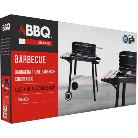 GRILL OGRODOWY WÓZEK 54X34X65CM