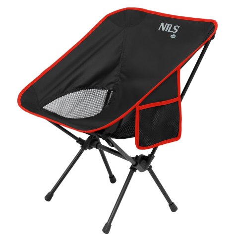 NC3320 KRZESŁO SKŁADANE ULTRALIGHT CZARNE NILS CAMP             