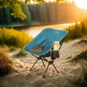 NC3320 Krzesło składane ultralight NILS CAMP niebieskie outdoor