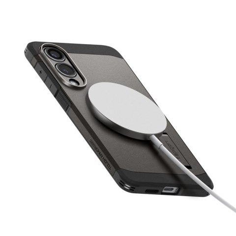 Spigen Tough Armor MagSafe - Etui do Samsung Galaxy S25 Edge (Gunmetal) Spigen Tough Armor MagSafe - Etui do Samsung Galaxy S25 Edge (Gunmetal)