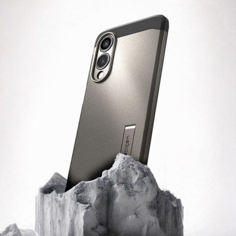 Spigen Tough Armor MagSafe - Etui do Samsung Galaxy S25 Edge (Gunmetal) Spigen Tough Armor MagSafe - Etui do Samsung Galaxy S25 Edge (Gunmetal)