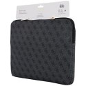 Guess 4G Zipper Pocket Triangle Logo Sleeve - Etui na notebooka 14" (czarny)