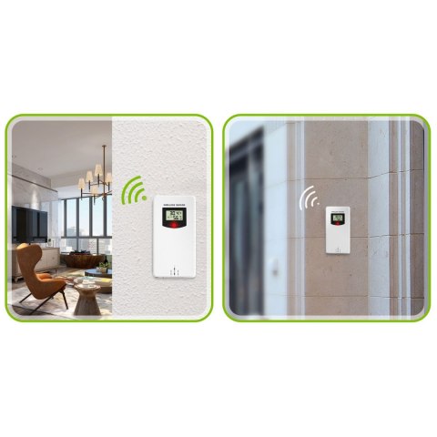 Stacja pogodowa z wyświetlaczem Berdsen BD-904 czarna