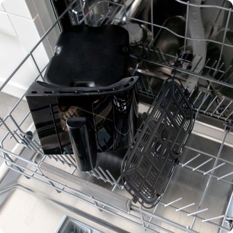 Duża frytkownica beztłuszczowa Air fryer Berdsen BD-657 czarna Duża frytkownica beztłuszczowa Air fryer Berdsen BD-657 czarna