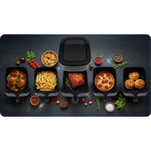 Frytkownica beztłuszczowa Air fryer Berdsen BD-656 srebrna Frytkownica beztłuszczowa Air fryer Berdsen BD-656 srebrna