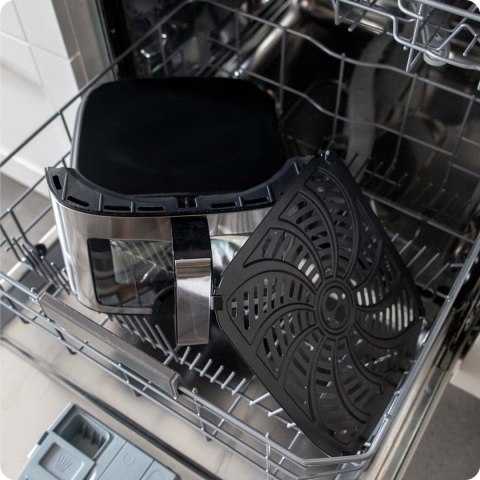 Frytkownica beztłuszczowa Air fryer Berdsen BD-656 srebrna Frytkownica beztłuszczowa Air fryer Berdsen BD-656 srebrna