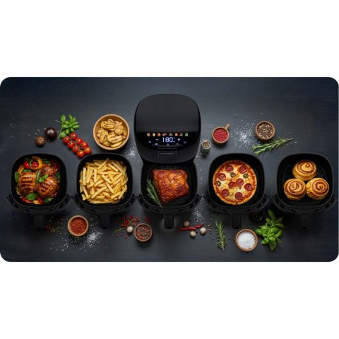 Frytkownica beztłuszczowa Air fryer Berdsen BD-658 czarna Frytkownica beztłuszczowa Air fryer Berdsen BD-658 czarna