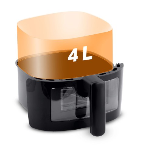 Frytkownica beztłuszczowa Air fryer Berdsen BD-658 czarna Frytkownica beztłuszczowa Air fryer Berdsen BD-658 czarna