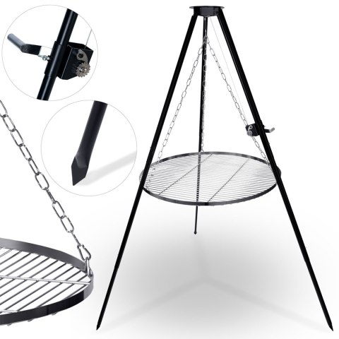 Ruszt na ognisko trójnóg 80 cm Berdsen BD-884 Ruszt na ognisko trójnóg 80 cm Berdsen BD-884