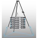 Ruszt na ognisko trójnóg 80 cm Berdsen BD-884