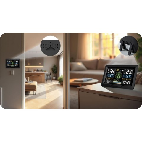 BD-914 Stacja pogodowa Berdsen Wi-Fi 6w1 z aplikacją Tuya Smart