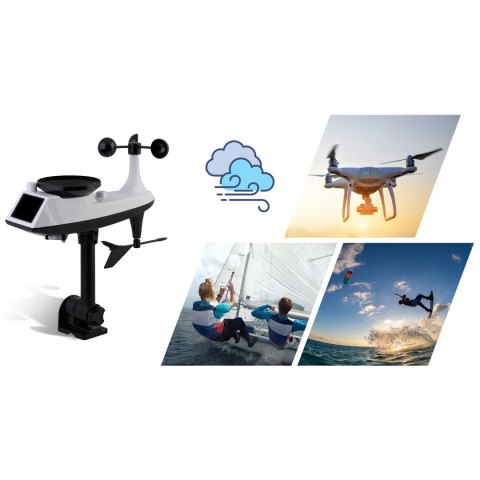 BD-914 Stacja pogodowa Berdsen Wi-Fi 6w1 z aplikacją Tuya Smart