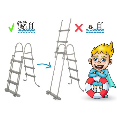 Basen ogrodowy stelażowy 404 x 201 x 100 cm 11w1 Bestway 56721