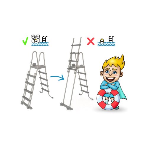 Basen ogrodowy stelażowy 404 x 201 x 100 cm 18w1 Bestway 56442