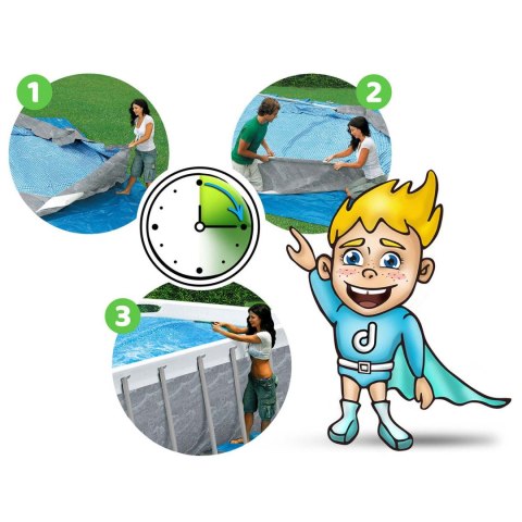 Basen ogrodowy stelażowy 412 x 201 x 122 cm 11w1 Bestway 56722