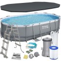 Basen ogrodowy stelażowy 488 x 305 x 107 cm 12w1 Bestway 56448