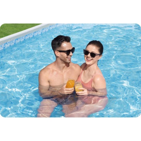 Basen ogrodowy stelażowy 488 x 305 x 107 cm 12w1 Bestway 56448