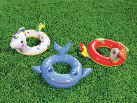 Dmuchane kółko do pływania dla dzieci Wesołe Zwierzęta Bestway 36128 papuga