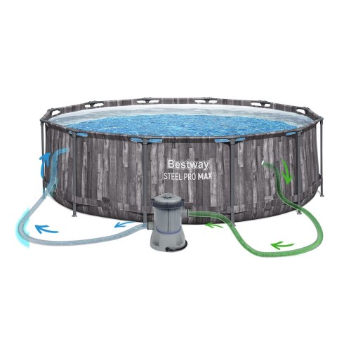 Basen ogrodowy stelażowy 366 x 100 cm 10w1 Bestway 5614X