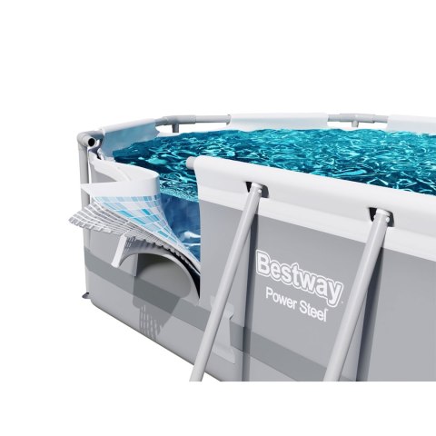 Basen ogrodowy stelażowy 488 x 305 x 107 cm 18w1 Bestway 56448