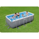 Basen ogrodowy stelażowy 412x201x122 cm 17w1 Bestway 56457N