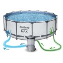 Basen ogrodowy stelażowy 427 x 122 cm 19w1 Bestway 5612X maszynka do baniek GRATIS