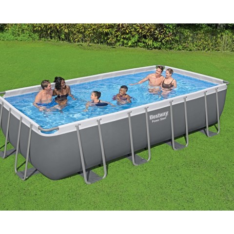 Basen ogrodowy stelażowy 549x274x122cm 17w1 Bestway 56466N