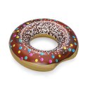 Dmuchane koło plażowe do pływania brązowy Donut 107cm BESTWAY