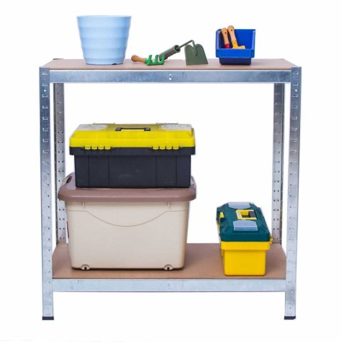 Regał metalowy 180x90x30 cm Humberg 4843 ocynk MDF 875 kg Regał metalowy 180x90x30 cm Humberg 4843 ocynk MDF 875 kg