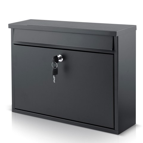 Skrzynka na listy 37,5x30,5x12 cm czarna HM-860 Skrzynka na listy 37,5x30,5x12 cm czarna HM-860