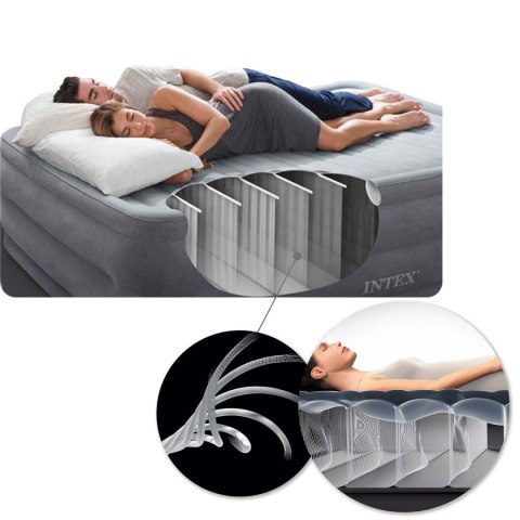 Intex 68575–66640 Kanapa narożna nadmuchiwana 257×203×76 cm z pompą Quick-Fill Intex 68575–66640 Kanapa narożna nadmuchiwana 257×203×76 cm z pompą Quick-Fill