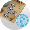 Drewniana tablica sensoryczna Nukido NK-859 Montessori edukacyjna