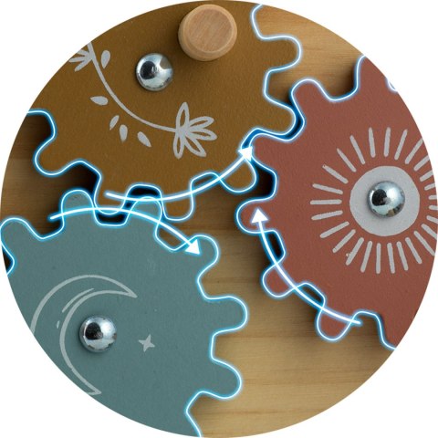 Drewniana tablica sensoryczna Nukido NK-859 Montessori edukacyjna Drewniana tablica sensoryczna Nukido NK-859 Montessori edukacyjna