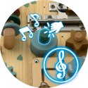 Drewniana tablica sensoryczna Nukido NK-859 Montessori edukacyjna
